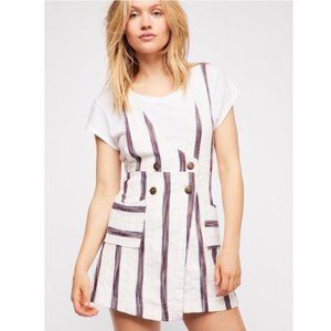 Free People Striped Jumper Dress